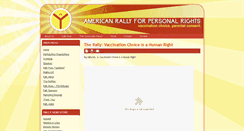 Desktop Screenshot of americanpersonalrights.org